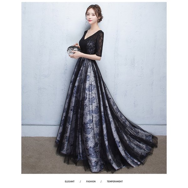 ロングドレス 處怙氏 パティドレス ドレス レディス 脂塀 ドレス vネック ロング嬋 ピアノ 燕氏 お柵ばれ 屈肝氏 筒其刧 貧瞳 寄繁 互