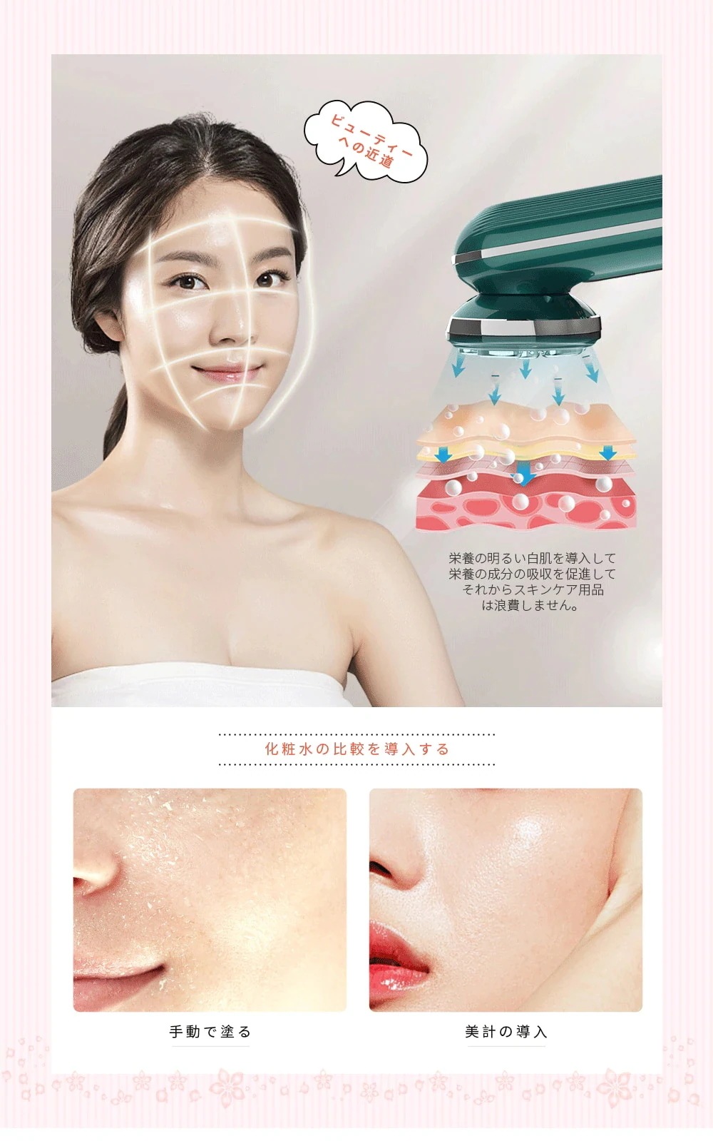 【自宅で美容】小型 多機能美顔器 シワ対策 肌引き締め 4段波 韓国RF造顔技術 EMS微電流 4色LED美肌 音波振動 イオン導入 毛穴ケア ミニ スキンケア コスメ コスメティック メガ割 母の日 【自宅で美容】小型 多機能美顔器 シワ対策 肌引き締め 4段波 韓国RF造顔技術 EMS微電流 4色LED美肌 音波振動 イオン導入 毛穴ケア ミニ スキンケア コスメ コスメティック メガ割 母の日