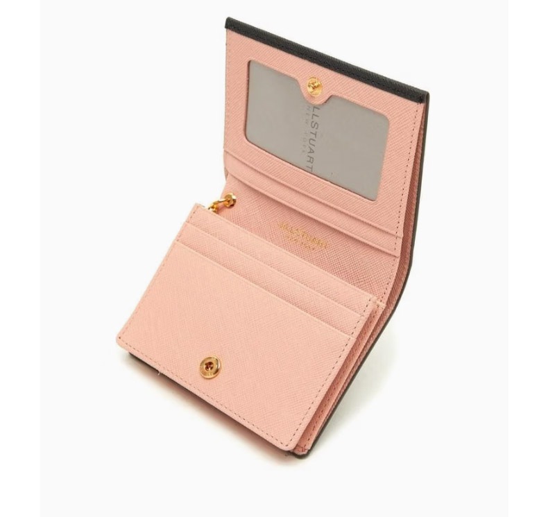 [LILY] DARK GRAY [紙幣収納可能]配色財布/天然牛革/ベストセラー JAWA5E770G3