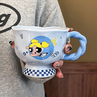 Qoo10] パワーパフガールズ マグカップ350ml : キッチン用品