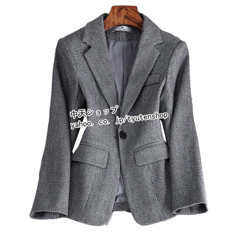 大人の魅力テーラードジャケットレディース秋冬服フォーマルジャケットチェック柄長袖ジャケットアウタービジネス4050通勤飲み会大きいサイズ上品 大人の魅力テーラードジャケットレディース秋冬服フォーマルジャケットチェック柄長袖ジャケットアウタービジネス4050通勤飲み会大きいサイズ上品