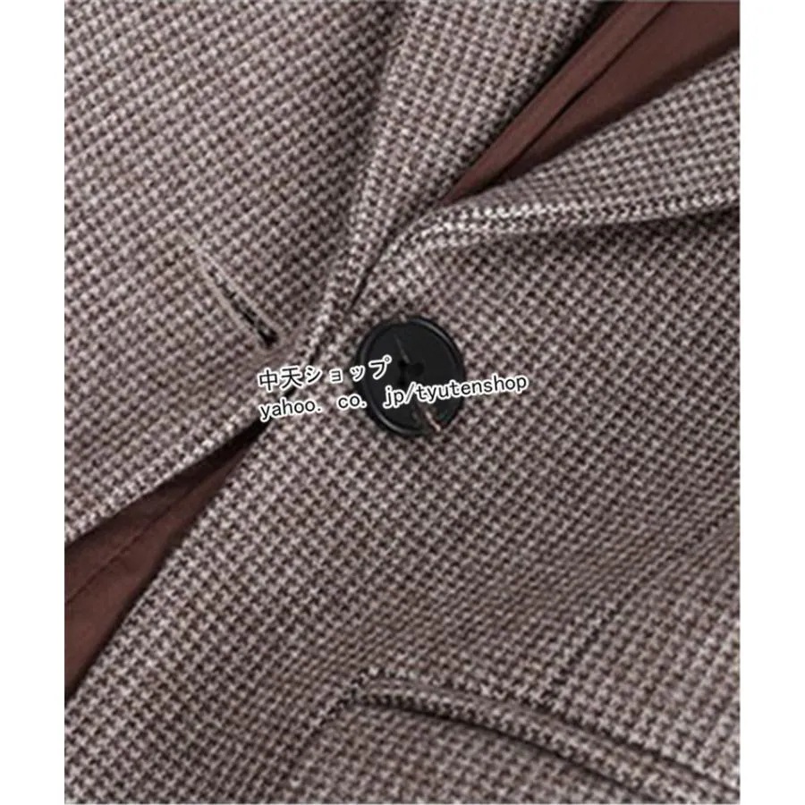 大人の魅力テーラードジャケットレディース秋冬服フォーマルジャケットチェック柄長袖ジャケットアウタービジネス4050通勤飲み会大きいサイズ上品 大人の魅力テーラードジャケットレディース秋冬服フォーマルジャケットチェック柄長袖ジャケットアウタービジネス4050通勤飲み会大きいサイズ上品