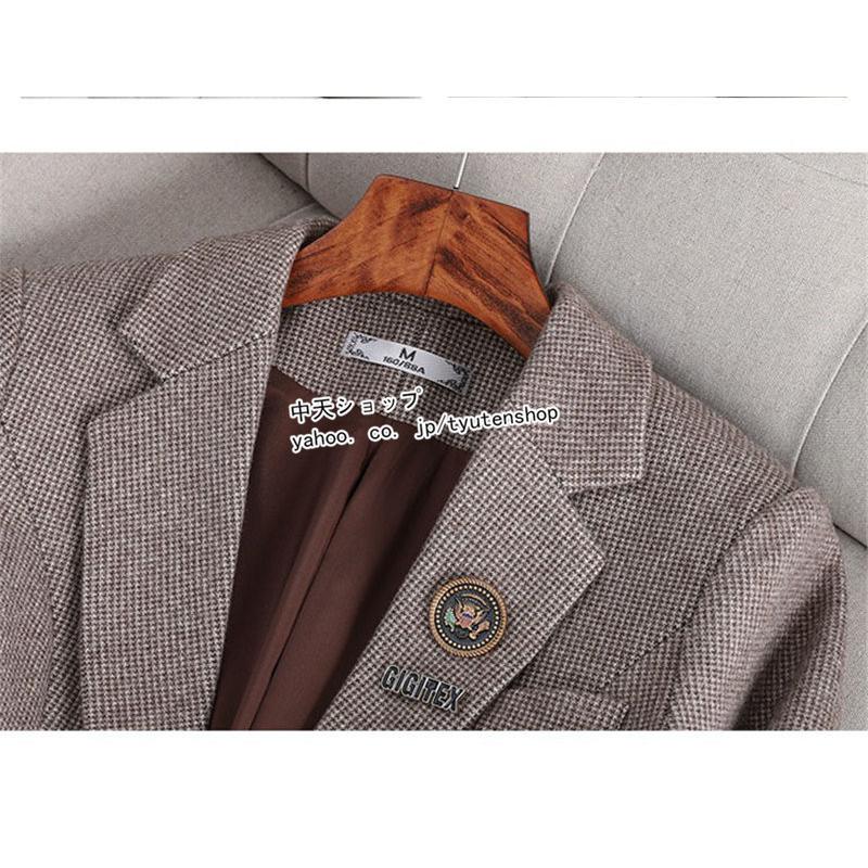 大人の魅力テーラードジャケットレディース秋冬服フォーマルジャケットチェック柄長袖ジャケットアウタービジネス4050通勤飲み会大きいサイズ上品 大人の魅力テーラードジャケットレディース秋冬服フォーマルジャケットチェック柄長袖ジャケットアウタービジネス4050通勤飲み会大きいサイズ上品