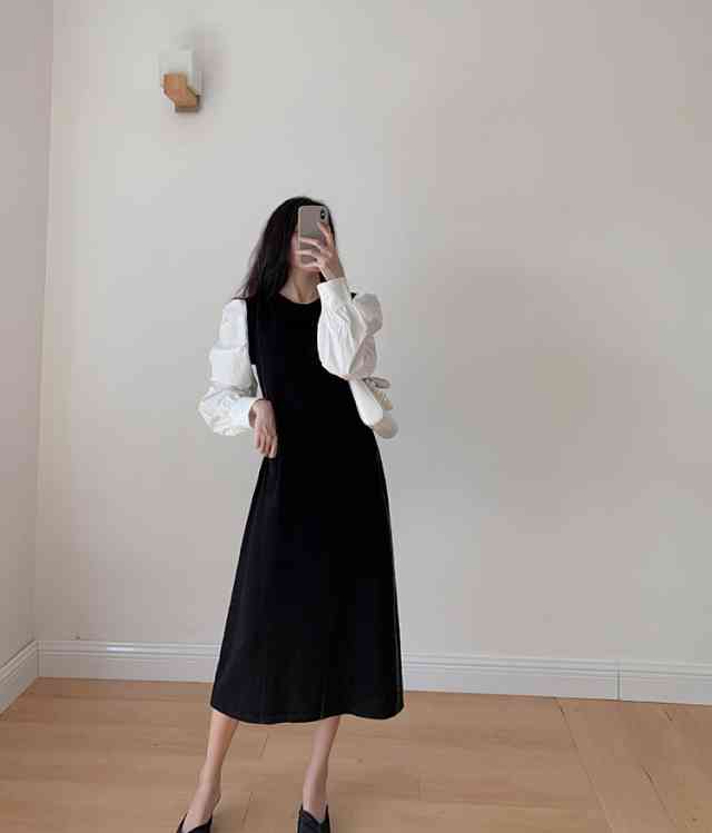 【即納】ワンピース レディース ロング丈 ニット ワンピース ニットワンピ カジュアル 長袖 大きいサイズ 春 夏 秋冬 ワンピ クルーネック バルーンスリーブ デート オフィスカジュアル ドッキング 【即納】ワンピース レディース ロング丈 ニット ワンピース ニットワンピ カジュアル 長袖 大きいサイズ 春 夏 秋冬 ワンピ クルーネック バルーンスリーブ デート オフィスカジュアル ドッキング