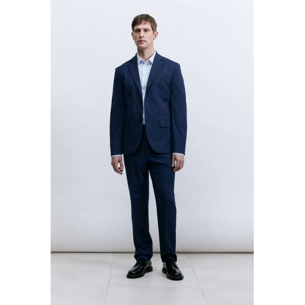 H&M イージーケアスリムフィットシャツ ライトブルー H&M イージーケアスリムフィットシャツ ライトブルー