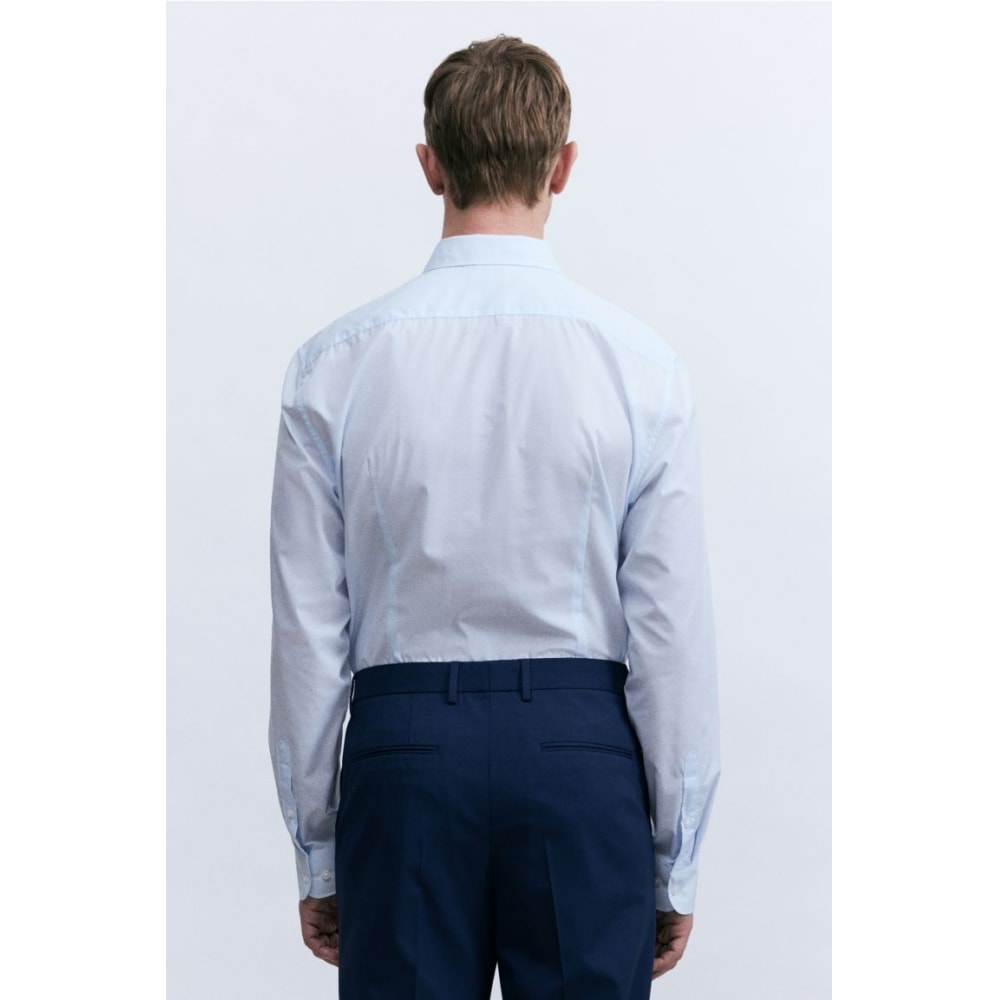 H&M イージーケアスリムフィットシャツ ライトブルー H&M イージーケアスリムフィットシャツ ライトブルー