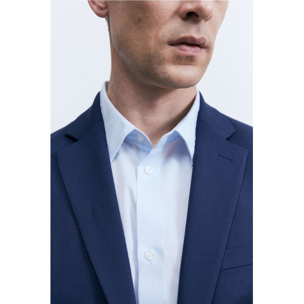 H&M イージーケアスリムフィットシャツ ライトブルー H&M イージーケアスリムフィットシャツ ライトブルー