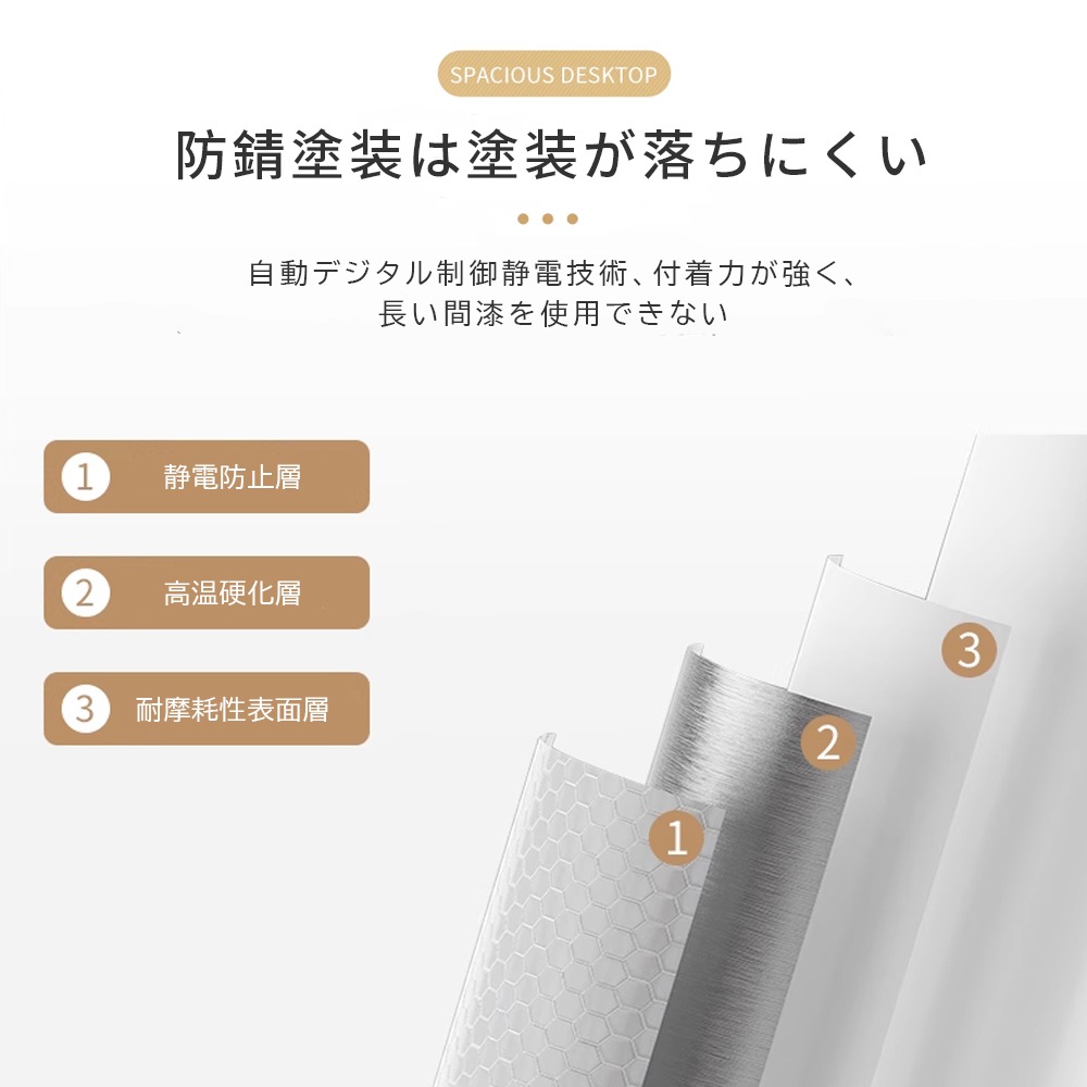 パソコンデスク デスクおしゃれ pcデスク コンパクト スリム 北欧 パソコンラック PCラック テーブル[幅100cm 奥行60cm　高さ73ｃｍ] 一人暮らし リビング 学習デスク 勉強机