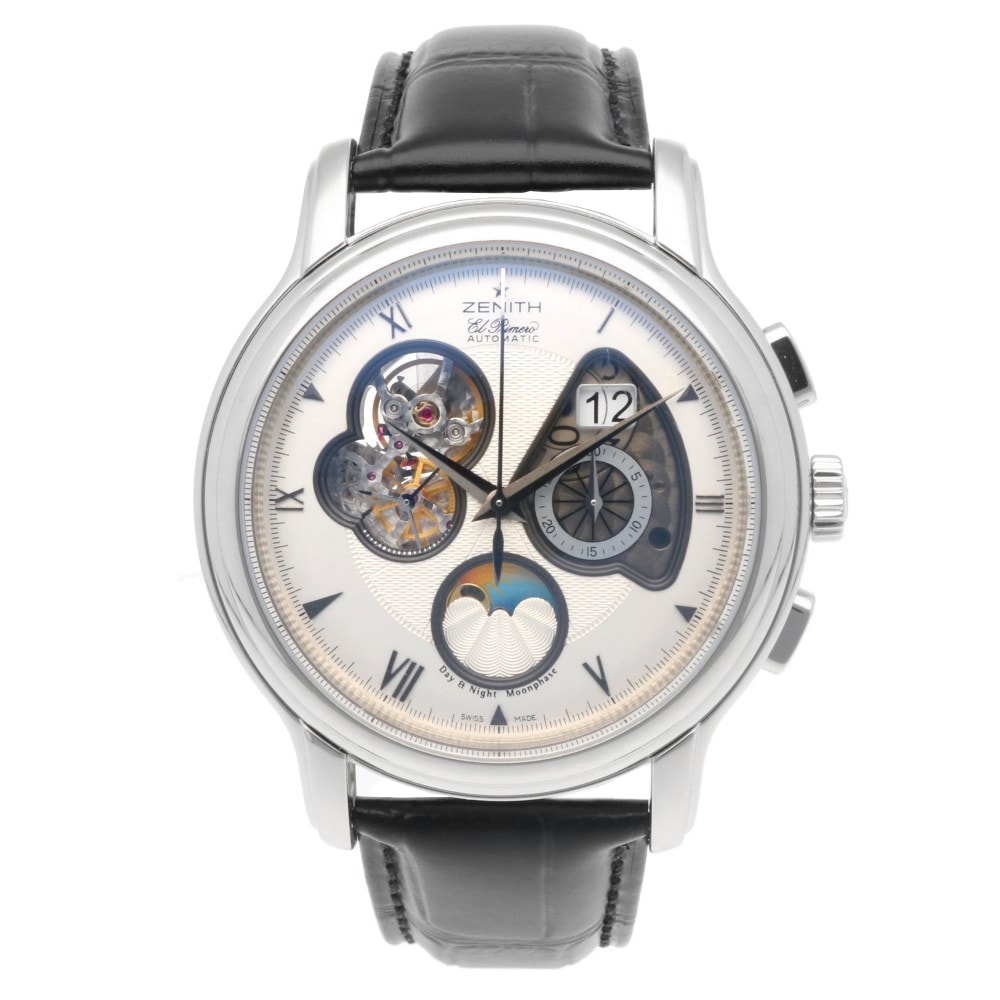 ゼニス エルプリメロ XXT オープン 腕時計 ステンレススチール ZE03.1260.4047/02 自動巻き 1年保証 ZENITH 中古 ゼニス エルプリメロ XXT オープン 腕時計 ステンレススチール ZE03.1260.4047/02 自動巻き 1年保証 ZENITH 中古