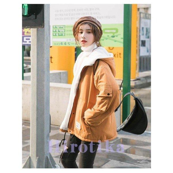 マウンテンパーカー ジャケット レディース 裏ボア 厚手 長袖 カジュアル アウター アウター コート あったか 防寒 裏起毛29