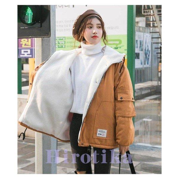 マウンテンパーカー ジャケット レディース 裏ボア 厚手 長袖 カジュアル アウター アウター コート あったか 防寒 裏起毛29