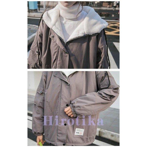 マウンテンパーカー ジャケット レディース 裏ボア 厚手 長袖 カジュアル アウター アウター コート あったか 防寒 裏起毛29