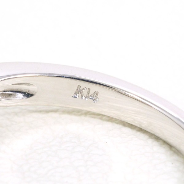 K14 14金 WG ホワイトゴールド リング 指輪 9.5号 ダイヤ ジュエリー 中古 K14 14金 WG ホワイトゴールド リング 指輪 9.5号 ダイヤ ジュエリー 中古