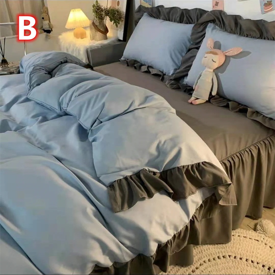 韓国ファッション 寝具 柔らか 肌触り 寝具カバーベッドスカート布団セット 可愛いお姫様風 掛け布団カバー 布団カバーセット 敷布団カバー しまむら-布団カバー 寝具カバーセット 掛布団カバー 韓国ファッション 寝具 柔らか 肌触り 寝具カバーベッドスカート布団セット 可愛いお姫様風 掛け布団カバー 布団カバーセット 敷布団カバー しまむら-布団カバー 寝具カバーセット 掛布団カバー