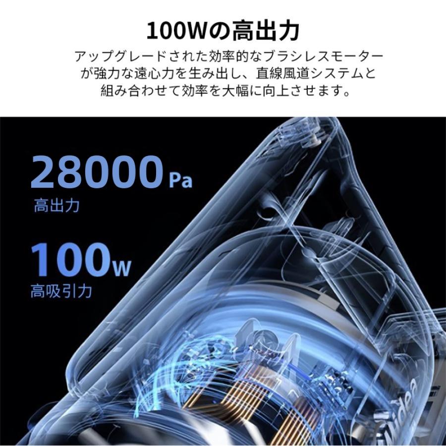 掃除機 コードレス 充電式 ダニ駆除機 紫外線殺菌 強力吸引 28000pa 4WAY サイクロン式 軽量 静音 小型 スティック型 ハンディ 2023最新 クリーナー コンパクトakasoras
