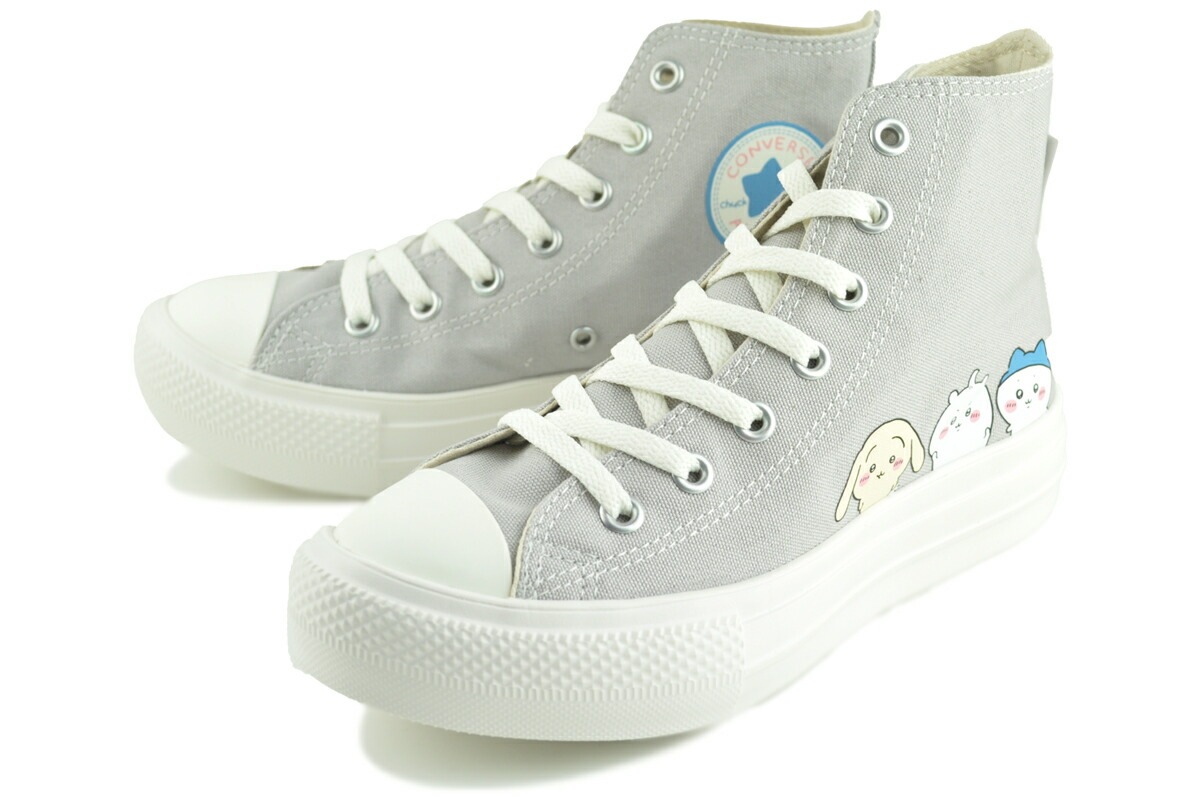 オールスター ライト PLTS PT ハイ ちいかわ ライトグレー 31315242 オールスター ライト PLTS PT ハイ ちいかわ ライトグレー 31315242