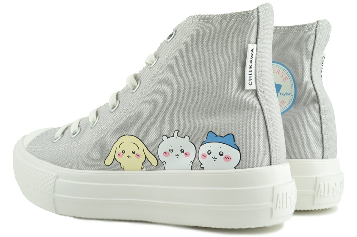 オールスター ライト PLTS PT ハイ ちいかわ ライトグレー 31315242 オールスター ライト PLTS PT ハイ ちいかわ ライトグレー 31315242