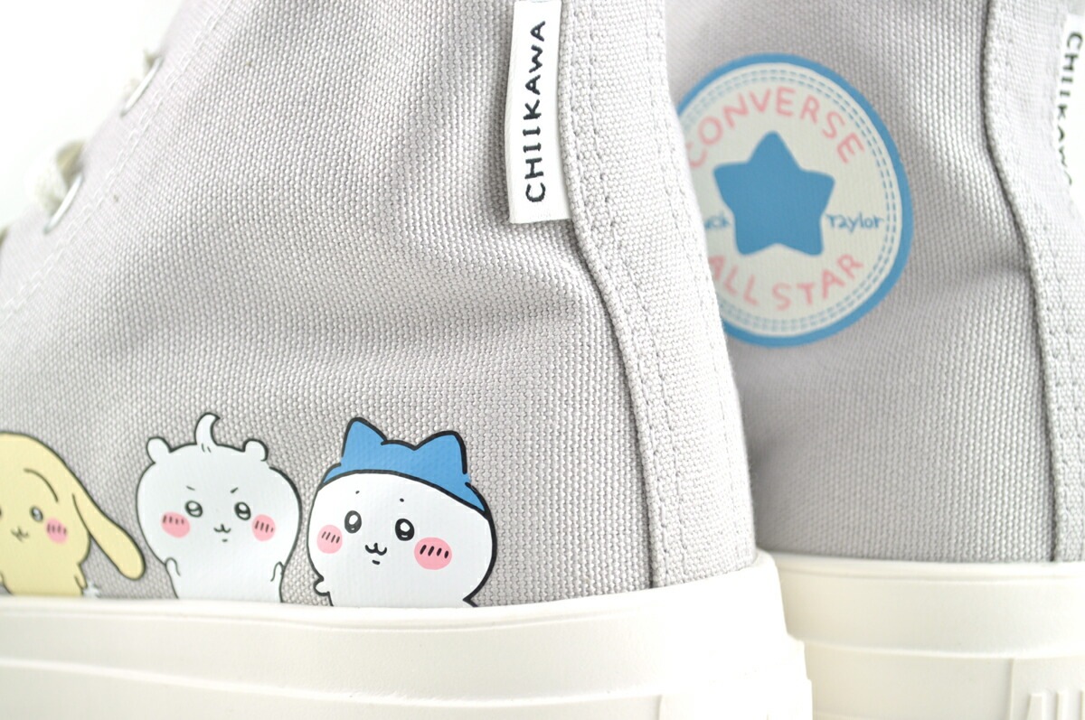 オールスター ライト PLTS PT ハイ ちいかわ ライトグレー 31315242 オールスター ライト PLTS PT ハイ ちいかわ ライトグレー 31315242