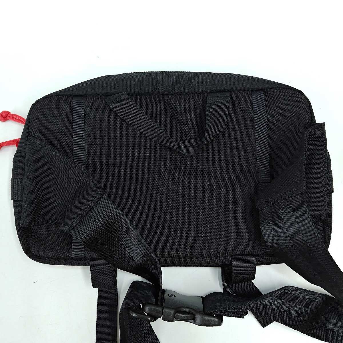 【中古】TOPO DESIGNS QUICK PACK CLASSIC クイックパッククラシック ショルダーバッグ スクエア型ヒップバッグ ウエストストラップ ブラック