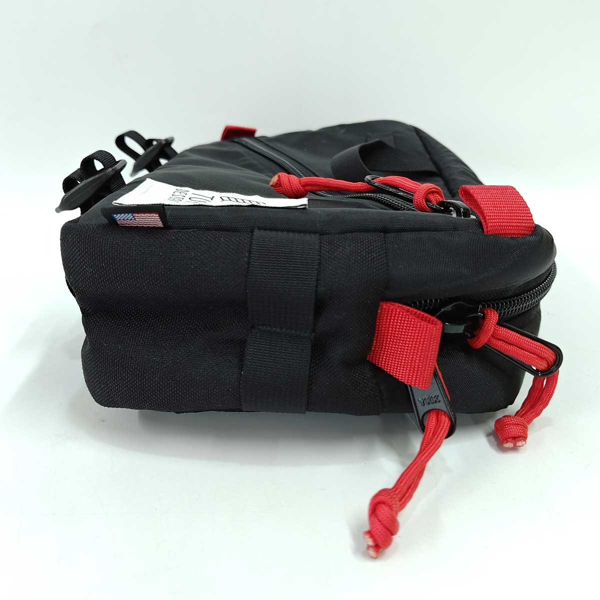 【中古】TOPO DESIGNS QUICK PACK CLASSIC クイックパッククラシック ショルダーバッグ スクエア型ヒップバッグ ウエストストラップ ブラック