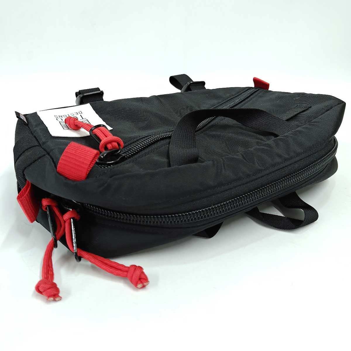 【中古】TOPO DESIGNS QUICK PACK CLASSIC クイックパッククラシック ショルダーバッグ スクエア型ヒップバッグ ウエストストラップ ブラック