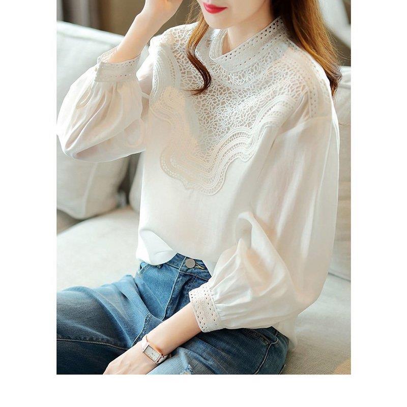 ブラウス レディース きれいめ 40代 春夏秋新作 オシャレブラウス 白レースシャツ 長袖トップス パフスリーブブラウス 大人 通勤 ゆったり シャツ30代 50代 バレンタイン 2023 プレゼント ブラウス レディース きれいめ 40代 春夏秋新作 オシャレブラウス 白レースシャツ 長袖トップス パフスリーブブラウス 大人 通勤 ゆったり シャツ30代 50代 バレンタイン 2023 プレゼント