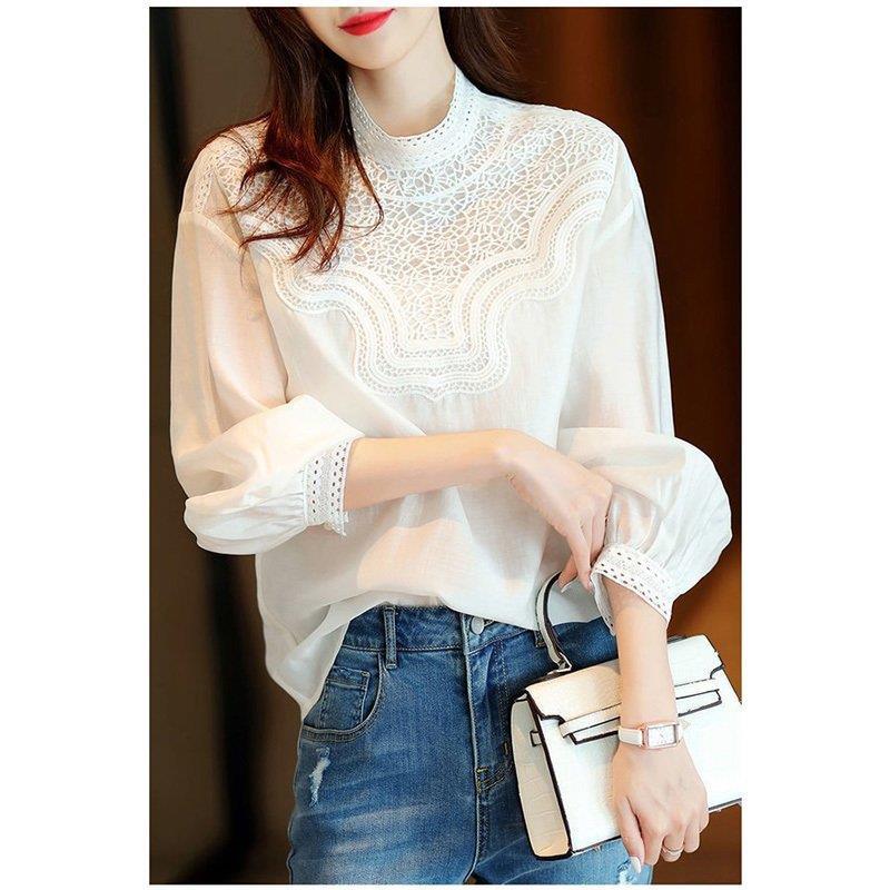 ブラウス レディース きれいめ 40代 春夏秋新作 オシャレブラウス 白レースシャツ 長袖トップス パフスリーブブラウス 大人 通勤 ゆったり シャツ30代 50代 バレンタイン 2023 プレゼント ブラウス レディース きれいめ 40代 春夏秋新作 オシャレブラウス 白レースシャツ 長袖トップス パフスリーブブラウス 大人 通勤 ゆったり シャツ30代 50代 バレンタイン 2023 プレゼント