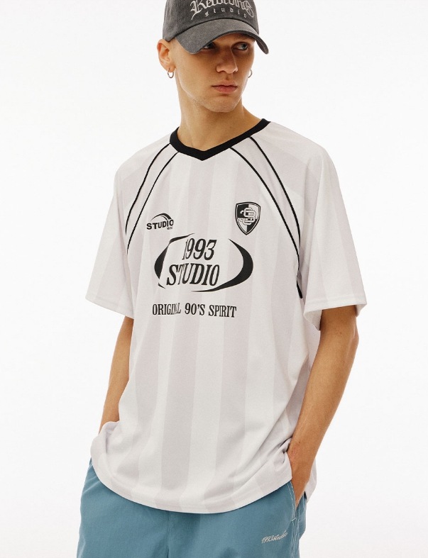 [1993studio] 93 Piping Football Jersey