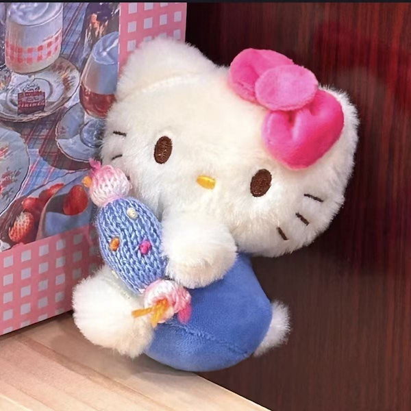 Qoo10] キティちゃん キーホルダーブラックハロー