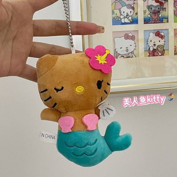 Qoo10] キティちゃん キーホルダーブラックハロー