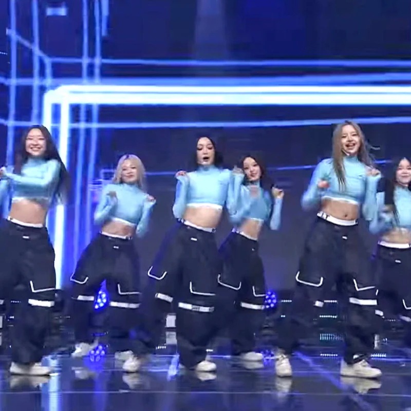 【2枚購入で200円 OFF!急速出荷】2024xg左右ヒップホップジャズダンスパフォーマンス衣装ストリートダンススーツ 【2枚購入で200円 OFF!急速出荷】2024xg左右ヒップホップジャズダンスパフォーマンス衣装ストリートダンススーツ