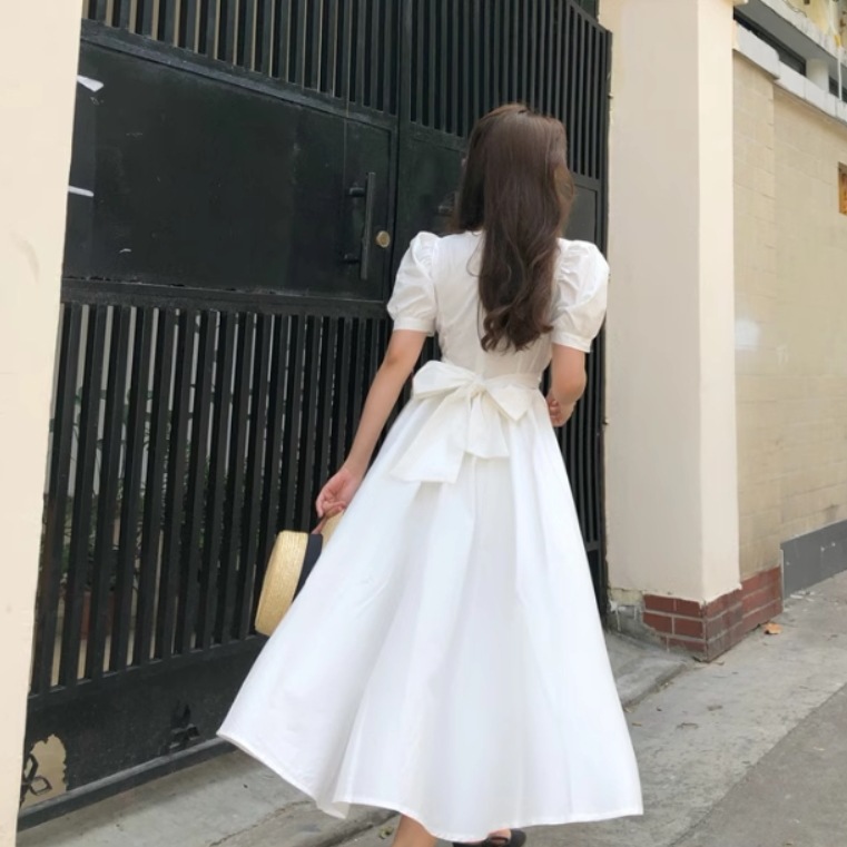 レディース スカート ワンピース ドレス フレアスカート ロングスカート ミモレ 半袖 パフスリーブ ラウンドネック フレア スリム ハイウエスト かわいい 大人可愛い きれいめ シンプル カジュアル レディース スカート ワンピース ドレス フレアスカート ロングスカート ミモレ 半袖 パフスリーブ ラウンドネック フレア スリム ハイウエスト かわいい 大人可愛い きれいめ シンプル カジュアル