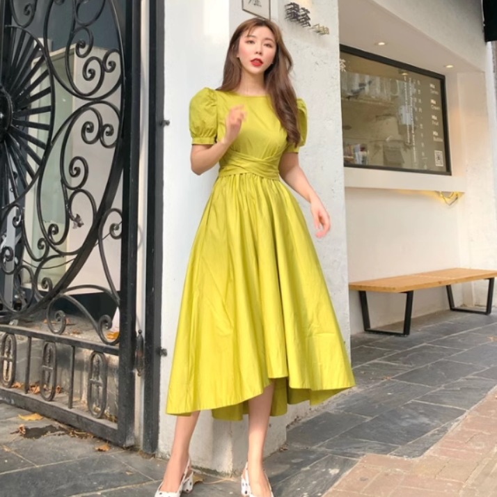 レディース スカート ワンピース ドレス フレアスカート ロングスカート ミモレ 半袖 パフスリーブ ラウンドネック フレア スリム ハイウエスト かわいい 大人可愛い きれいめ シンプル カジュアル レディース スカート ワンピース ドレス フレアスカート ロングスカート ミモレ 半袖 パフスリーブ ラウンドネック フレア スリム ハイウエスト かわいい 大人可愛い きれいめ シンプル カジュアル