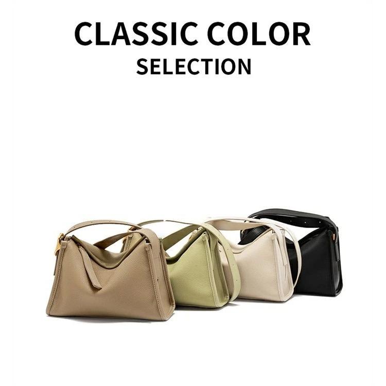 【値下げ！】今日限りで 本革 ショルダーバッグ レディース ハンドバッグ 本革 トートバッグ レザー 肩掛けバッグ 大容量 量軽 スクエアバッグ 大人 斜め掛けバッグ くすみカラー 斜めか 3日以内に