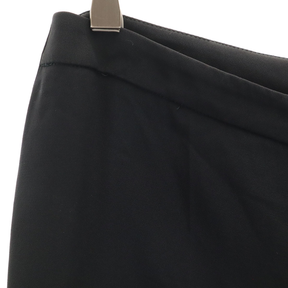 イタリア製 シルクブレンド ロングパンツ 42 ブラック レディース 古着