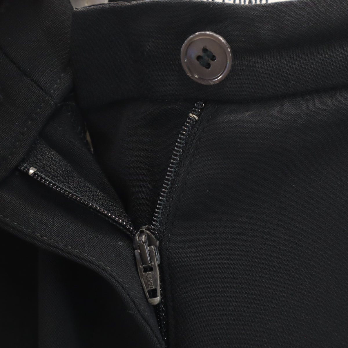 イタリア製 シルクブレンド ロングパンツ 42 ブラック レディース 古着