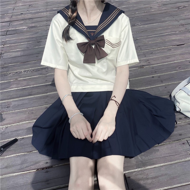 【1つ買うと10つ無料】Jkユニフォームセットフル秋のスーツスカートミッドサマー服ティースーツ夏の女性アカデミースタイル