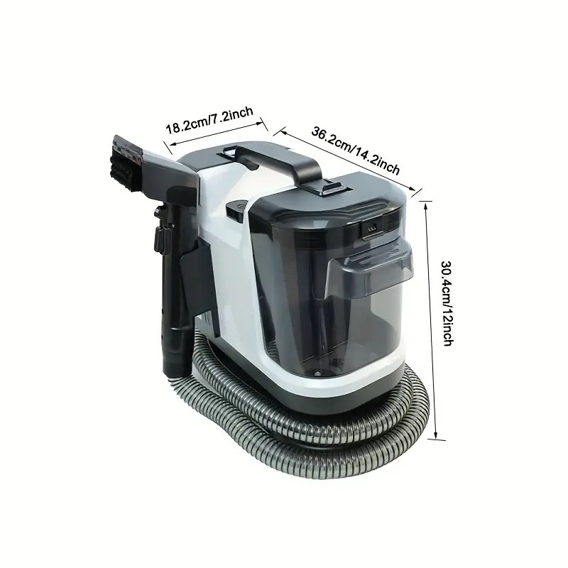 ポータブルカーペットクリーナー - 深い汚れをきれいにリネンとラグをきれいに 多機能ノズル付きのハンドヘルドファブリッククリーナー100-120Vバッテリー不要カーペットメンテナ ポータブルカーペットクリーナー - 深い汚れをきれいにリネンとラグをきれいに 多機能ノズル付きのハンドヘルドファブリッククリーナー100-120Vバッテリー不要カーペットメンテナ