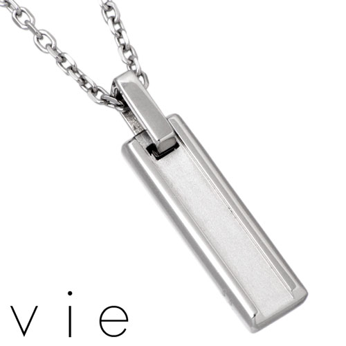 ヴィー vie ステンレス ブラックプレー ネックレス アクセサリー 金属金属アレルギー対応 ヴィー vie ステンレス ブラックプレー ネックレス アクセサリー 金属金属アレルギー対応