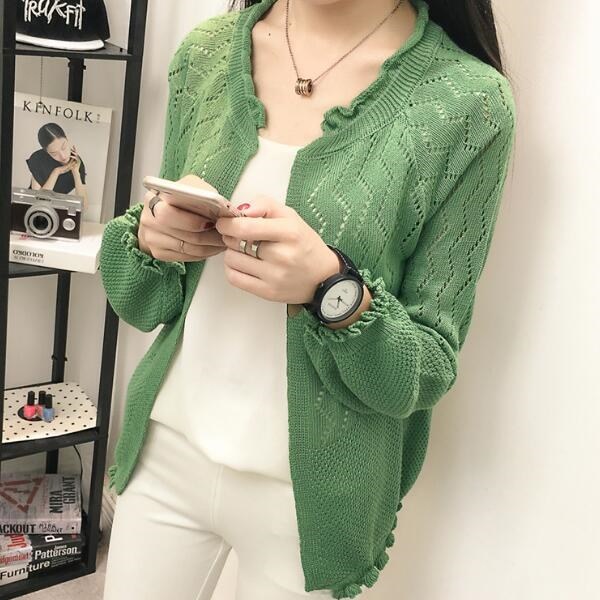 ニットカーディガン♡コート 春秋にのゆったりセーターの外をかけて 韓国ファッショ 春秋 短い ニットカーディガン♡コート 春秋にのゆったりセーターの外をかけて 韓国ファッショ 春秋 短い