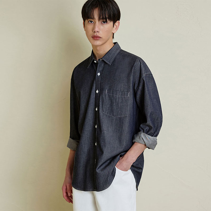 Summer Tencel Denim Shirt [Indigo]