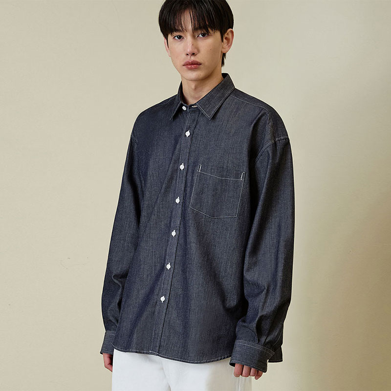 Summer Tencel Denim Shirt [Indigo]
