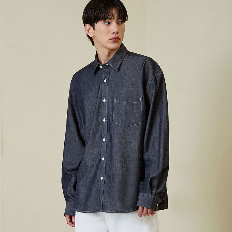 Summer Tencel Denim Shirt [Indigo]