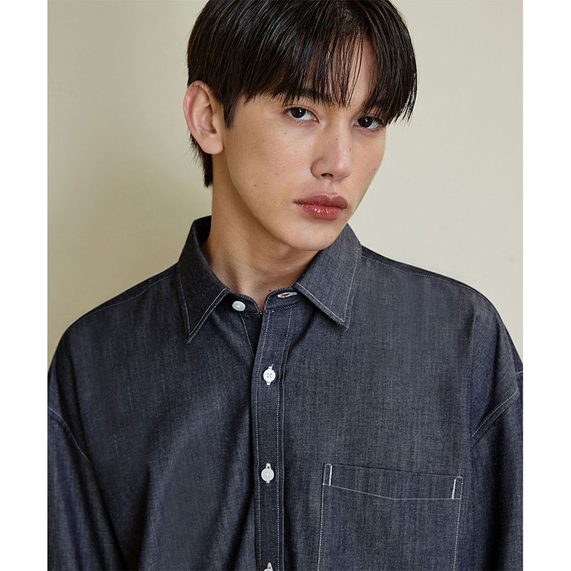 Summer Tencel Denim Shirt [Indigo]