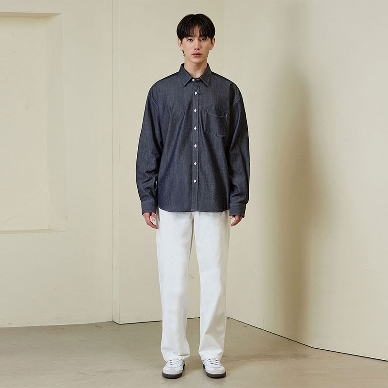 Summer Tencel Denim Shirt [Indigo]