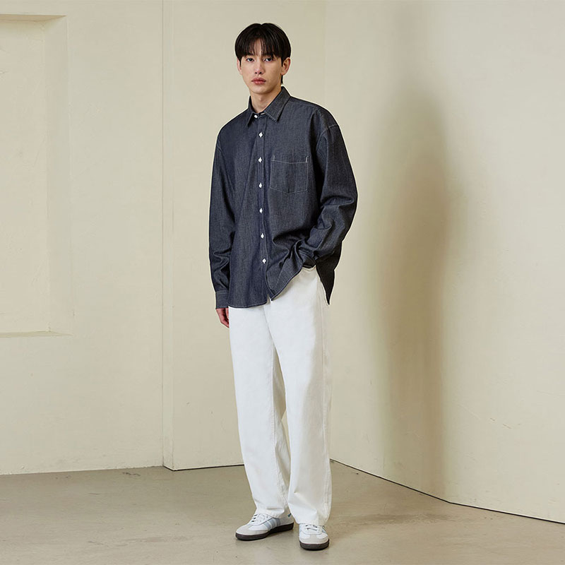 Summer Tencel Denim Shirt [Indigo]