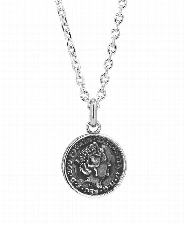 ネックレス メンズ ウナ＆ライオンコインネックレス サージカルステンレス316L LH-03NE0505 ステンレス アレルギーフリー 【ネコポス】