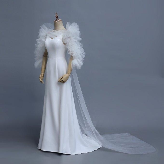 実例写真!人気上昇!ウェディングドレス ツーピース ビーズ クレープ生地 ブライダル トップス 前撮り 実例写真!人気上昇!ウェディングドレス ツーピース ビーズ クレープ生地 ブライダル トップス 前撮り