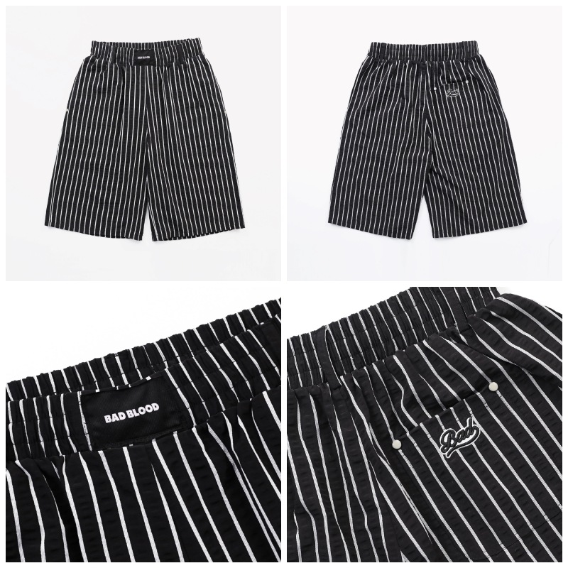 ◆24SS BADBLOOD AJ Easy Pants/2色◆ MUSINSA | BADBLOOD AJ Easy Pants - White/Stripe