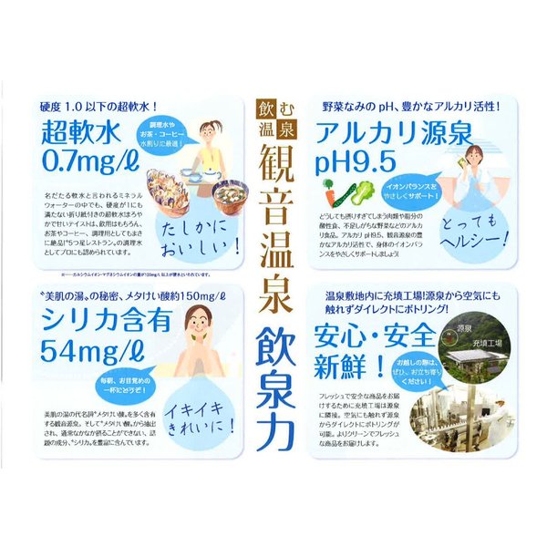 【自宅で温泉】観音温泉 バックインボックス 400L（20L×20個）おうち時間 プチ贅沢 温泉水 超軟水 天然シリカ水 美容 アルカリ源 pH9.5 飲む温泉 5つ星の宿